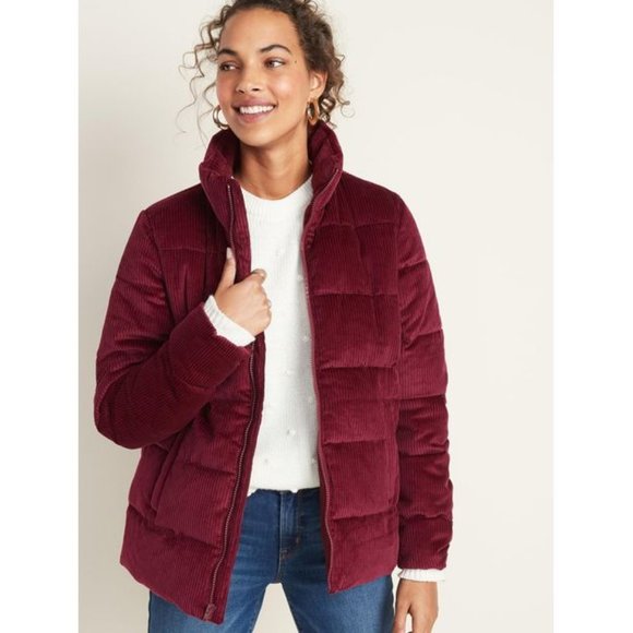 Old Navy Jackets & Blazers - Old Navy Frost Free Corduroy Puffer Jacket